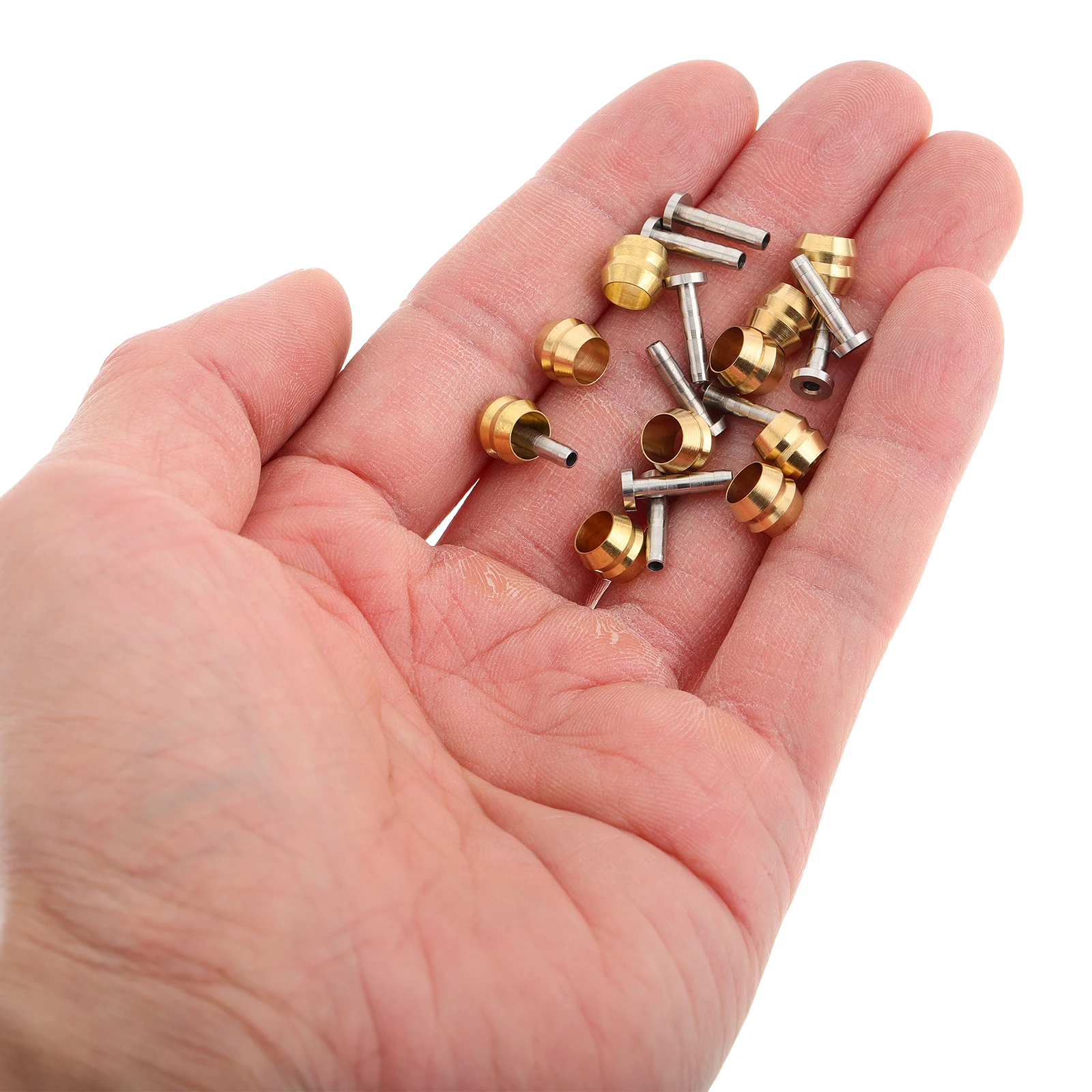 

Mountain Bike Accessories 10 Sets Copper Olive Hydraulic Disc Part Oil Connector Insert Needle Brake Hose Bike Brake Olive Heads
