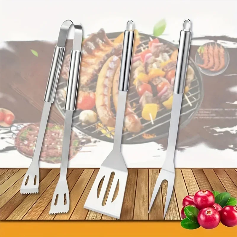 

Barbecue tool set, home kitchen frying shovel, BBQ barbecue fork, food tongs, barbecue cooking baking utensils