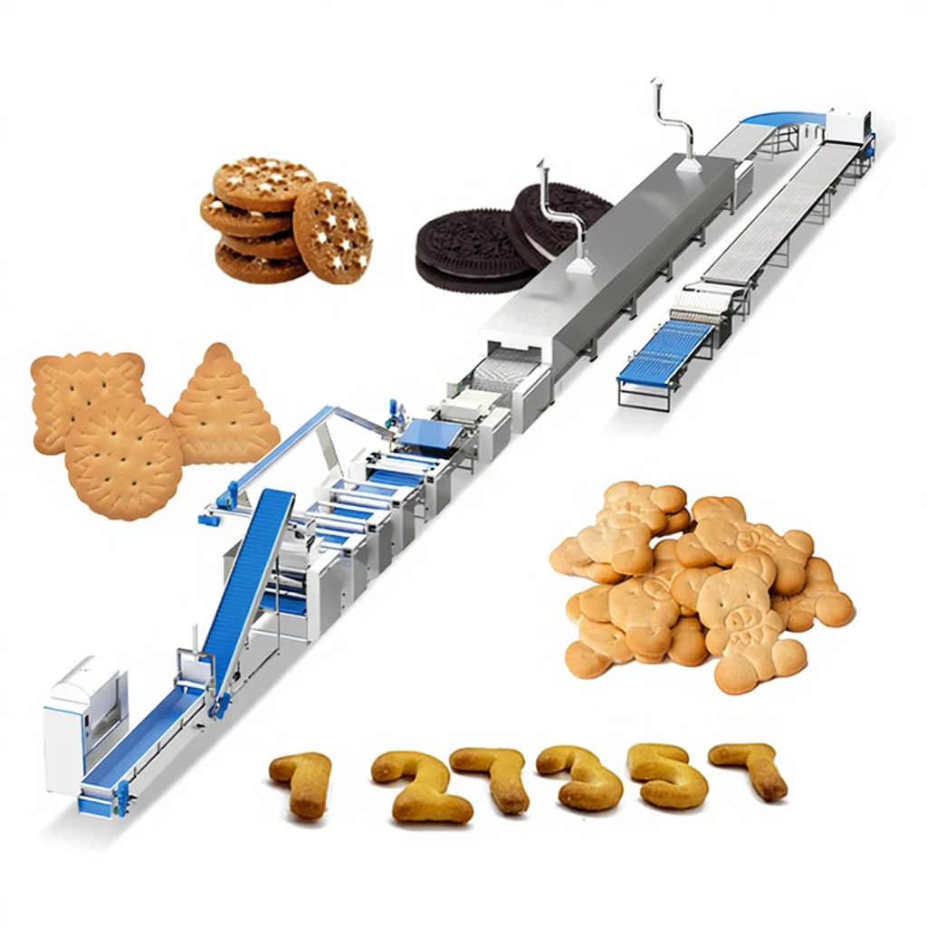 FOODLINE Energy Saving Cookie Maker Low Watt Roller Motor Auto Temp Lock Safe Dough Processing Unit