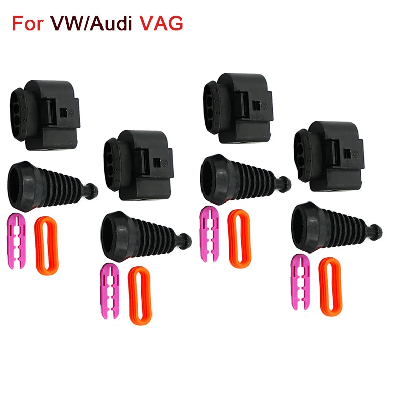 4 pin Way connector Clamp Clip1J0 973 724 compatible For VW For Audi VAG active Coil on Plug