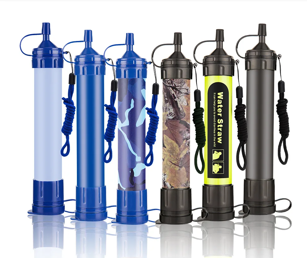 

Whole Sale Water Purifier Straw Outdoor Filter Straw 1000L Portable Water Purifier Bottle Filter Bottle