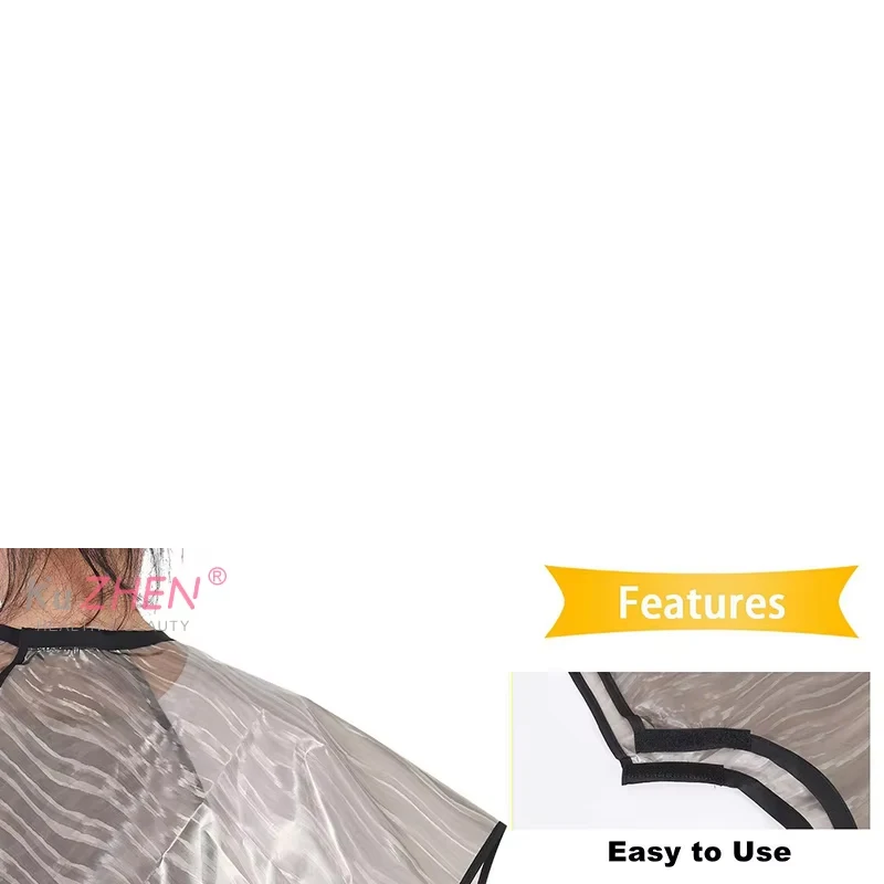 

ТПУ Парикмахерская накидка для парикмахерских, водостойкая накидка для окрашивания волос, шампунь, краска для волос, шаль, ткань, накидка для стрижки, парикмахерская