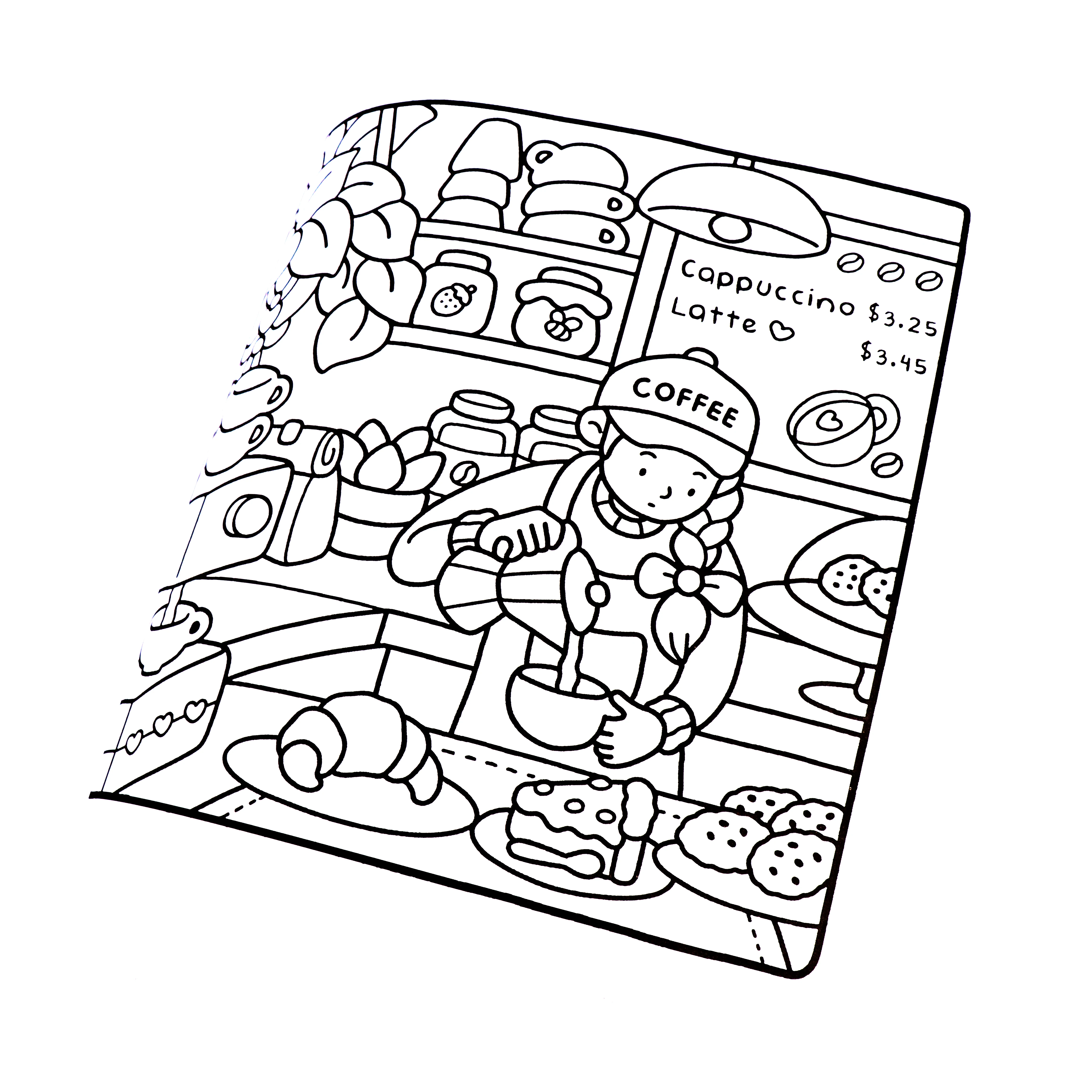 Relaxation Moments: Coloring Book for Adults Featuring Cute Cozy Daily Activities for Relaxation image 5