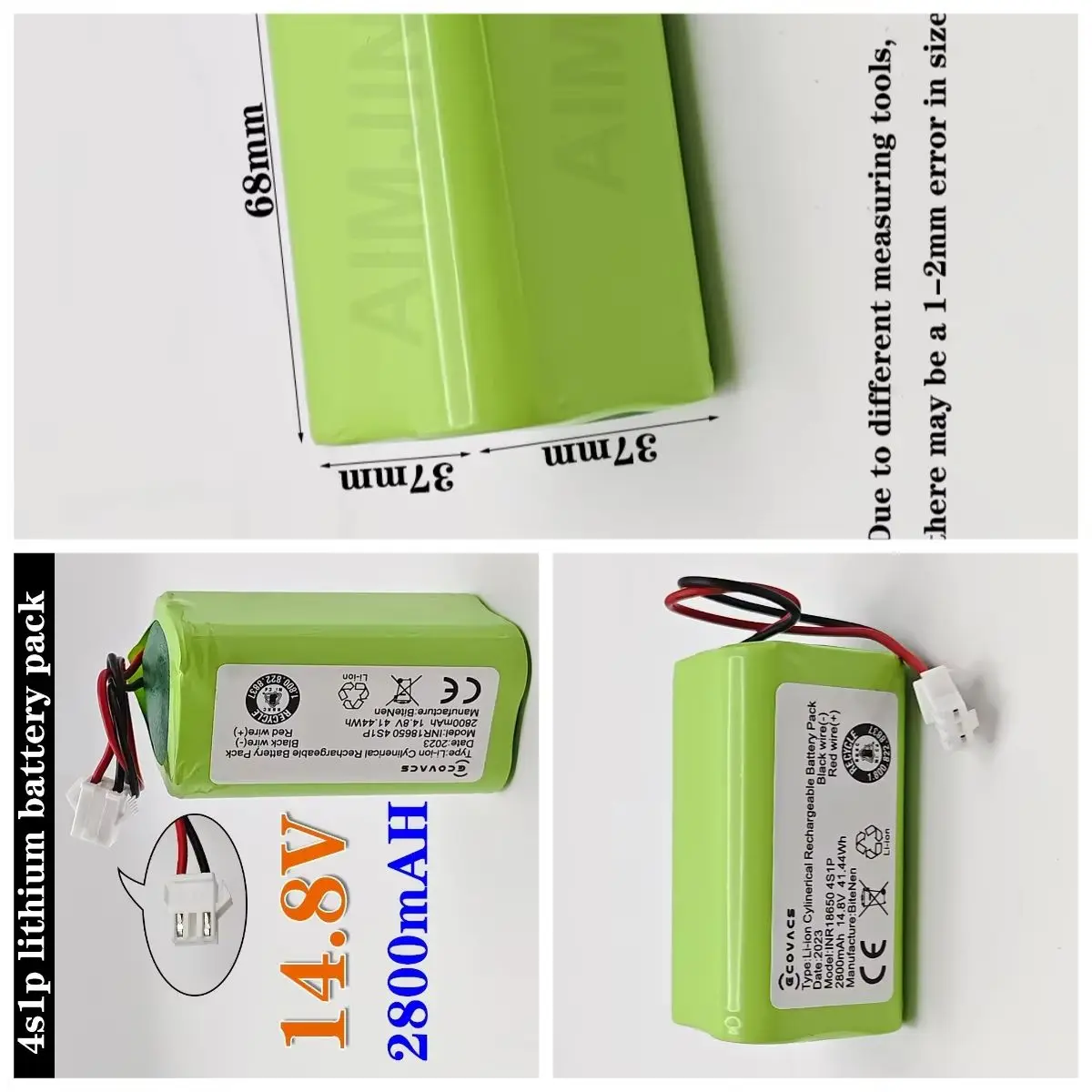 

Для eufy RoboVac 15C 15T 25C 30 30C 35C MAX G10 G15 G20 G30 Гибридный робот-пылесос Edge Запчасти 14,8 В Аккумулятор 2800 мАч