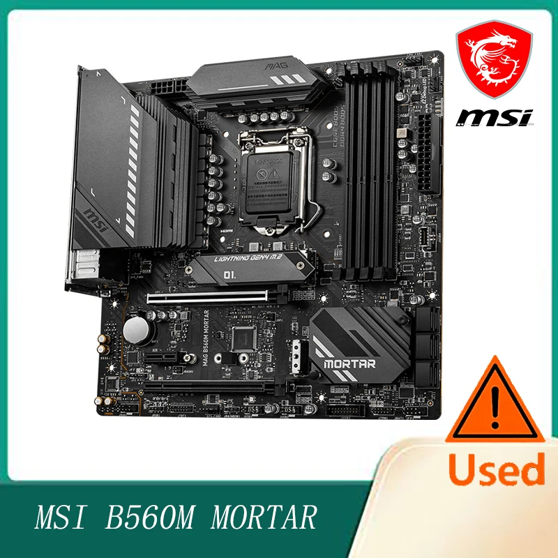 MSI MAG B560M Mortar LGA 1200  11th/10th Gen Intel Core Gaming M-ATXMotherboard