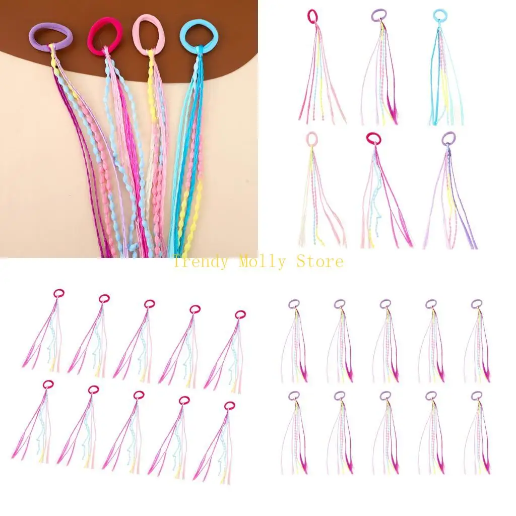 

N5KB Декоративная повязка для волос в стиле веревки для детских дней рождения и школьных мероприятий