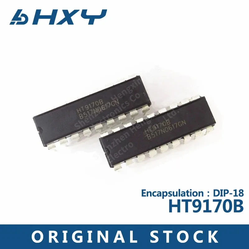 10PCS  HT9170B DIP-18 in-line dual-tone multi-frequency receiver chip