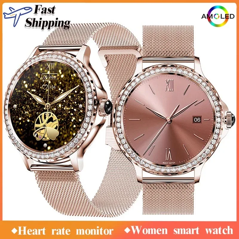 Fashion Lady Smart Watch Women Physiological Reminder Heart Rate Monitor Smartwatch Men Step Counter Sport Modes Clock Bracelet