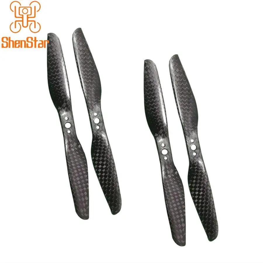 ShenStar 2Pairs 5030 6020 7024 9030 1033 1137 1240 Carbon Fiber Propeller CW CCW 2 Paddle for RC Quadcopter Multi-rotor Plane