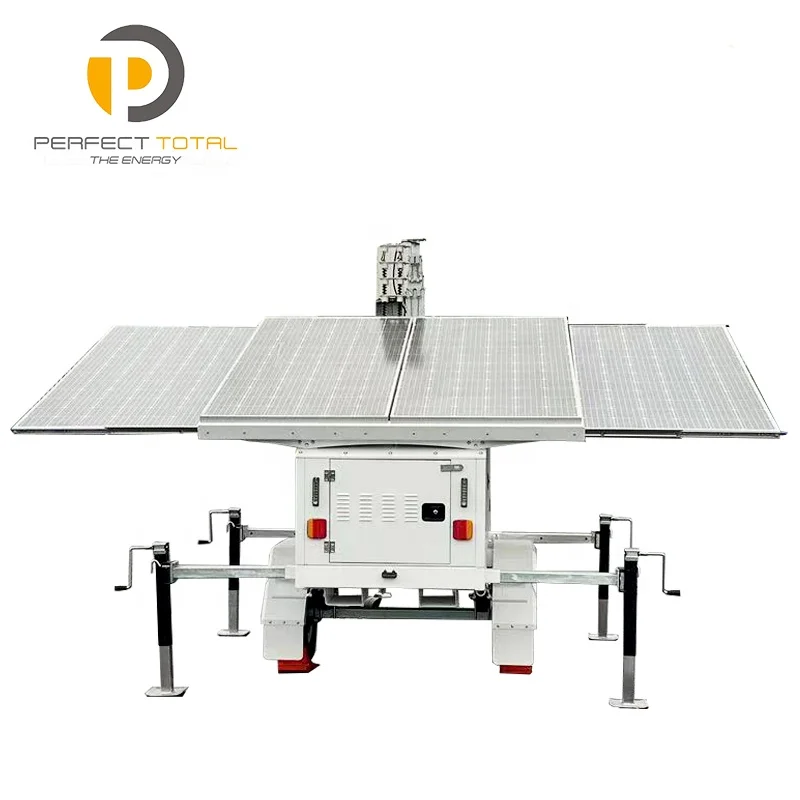 USA Standard Monitoring Mobile Solar Trailer Tower/surveillance Trailer Tower