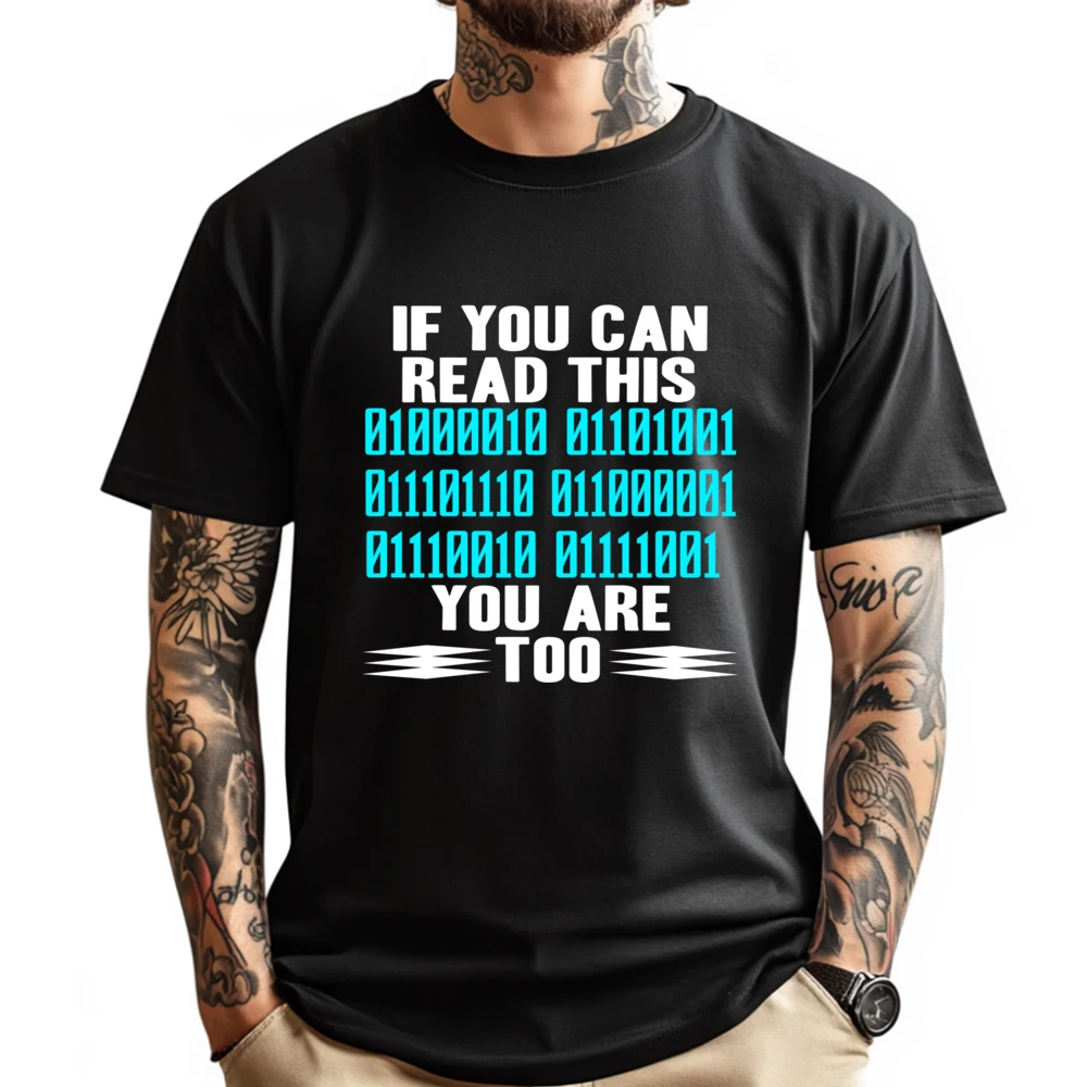 

Funny Computer Programmer 011101 Design For Computer Nerds 3XL Men Clothing Meme Tshirt Geek Graphic Shirts