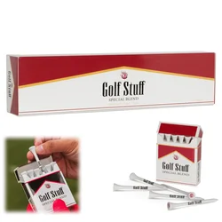 12PCS 86mm Wooden Golf Ball Tee Wood Professional Golf Tees High Stability Ball Ladder Support Long Tee Golf Accessories