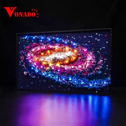 Das Vonado LED Light 31212-Set ist für die Bausteine der Milky Way Galaxy geeignet (nur ohne Beleuchtungszubehör).
