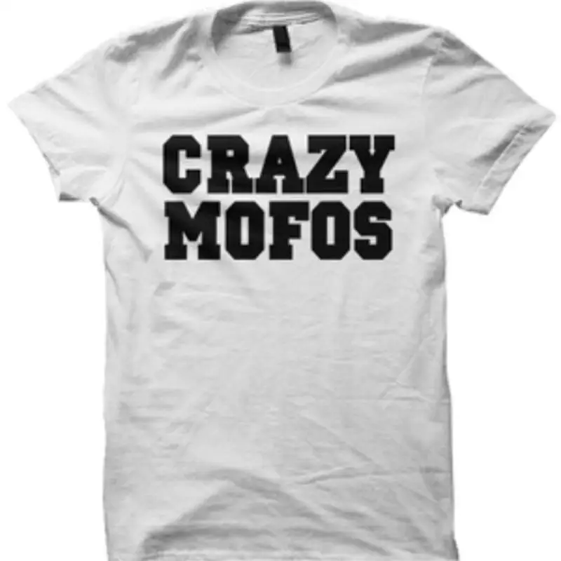 Crazy Mofos T Shirt New Retro 90S Hip Hop Rap Trap Music Classic Og La Gangster
