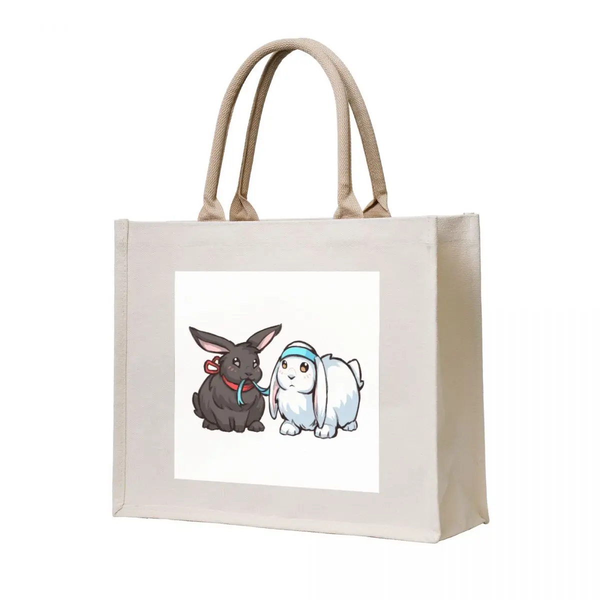 

Wangxian bunnies Tote Bag cloth bag woman Shopper bag female