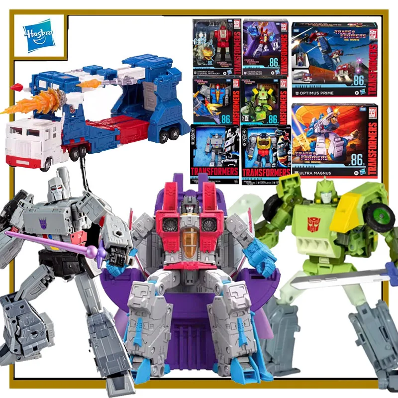 

Hasbro Original Transformers Anime Figure SS86 Ultra Magnus Galvatron Optimus Prime Action Figure Toys for Boys Girls Kids Gift