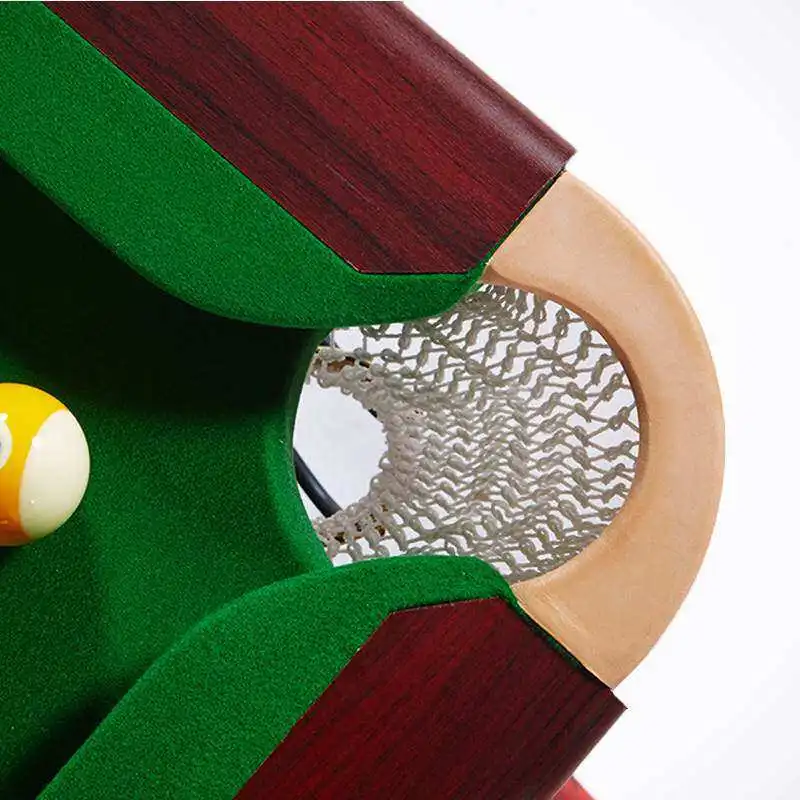 Cowhide mouth snooker table accessories, cowhide mouth accessories standard black eight table leather bag