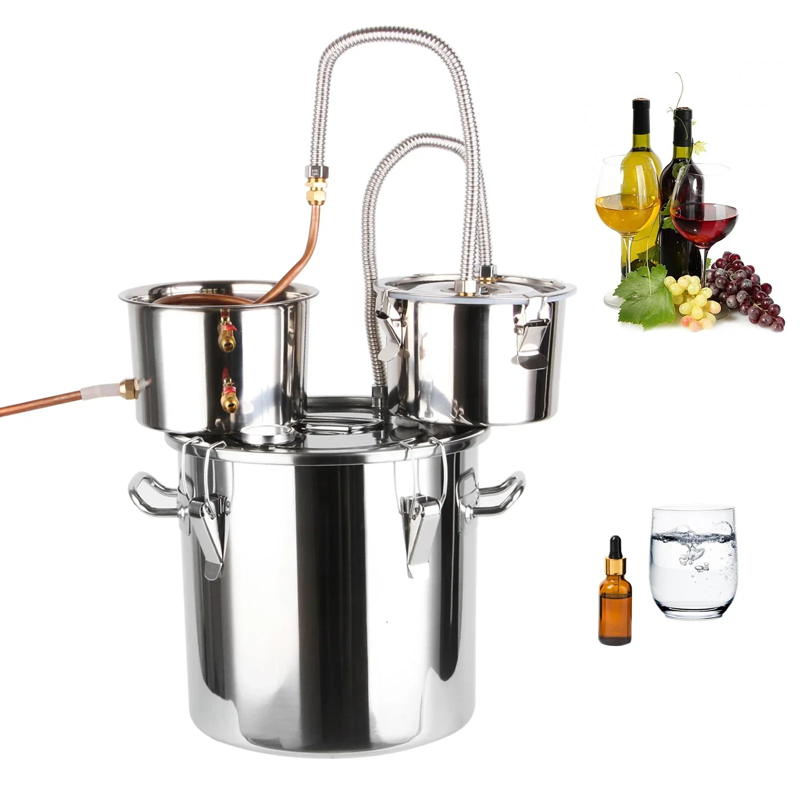 12l Small Distiller Vodka Alcohol Wine Making Machine For Sale