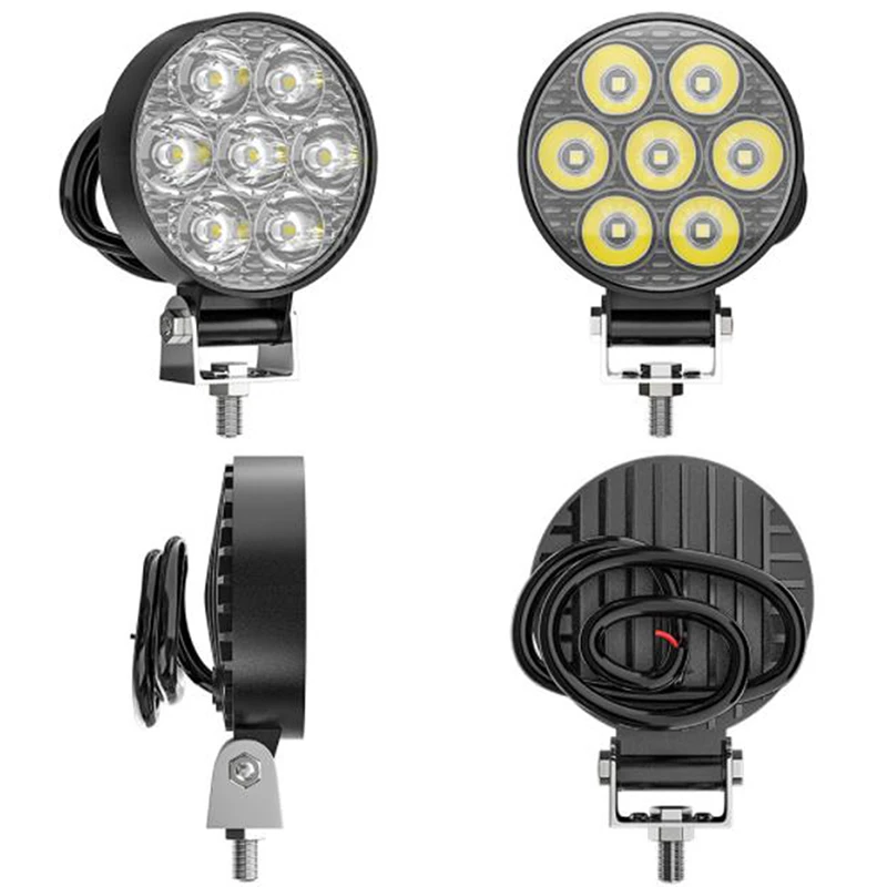 

Led Work Light 21W Car Headlight 7 Led Car Light For Truck Offroad 9-30V Night Driving Lights For SUV Fog Lamps