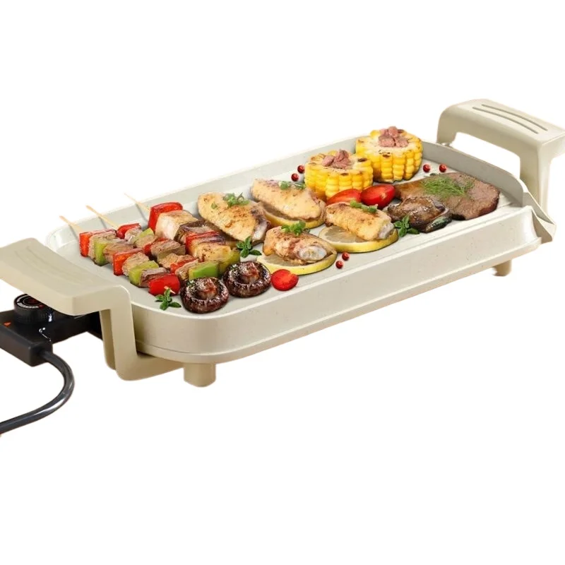 Roast and rinse integrated pot Household oven, smokeless frying pan Multifunctional baking pan BBQ hot pot New product