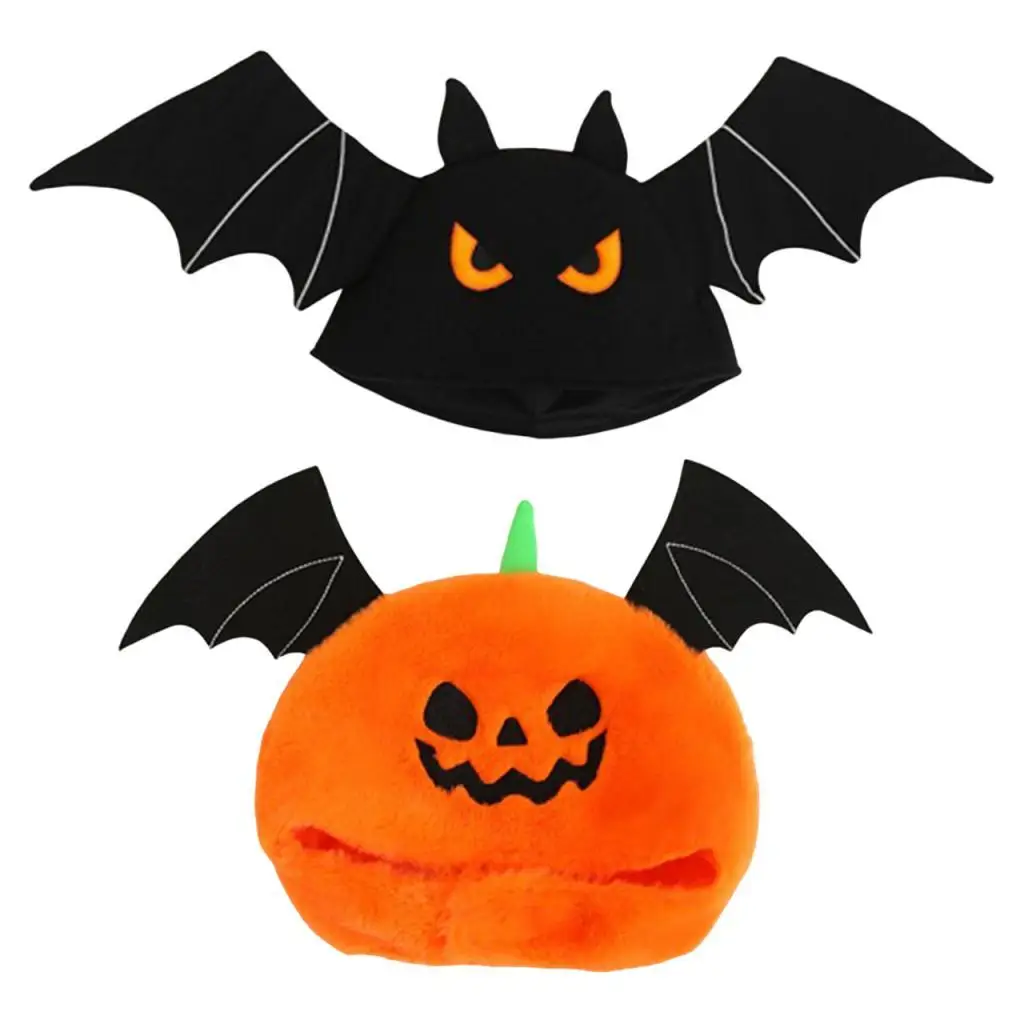 

2Pcs Halloween Head Covers Women Men Photo Prop Headdress Headwear Headgear for Graduation Halloween Festival Holiday Nightclub