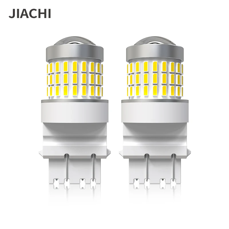 

Jiachi 50PCS T25 P27W P27/7W LED Car Bulb Lamp 6500K 3014SMD Clearance Position Lights 1156 1157 BA15S Brake DRL Led Auto Bulbs
