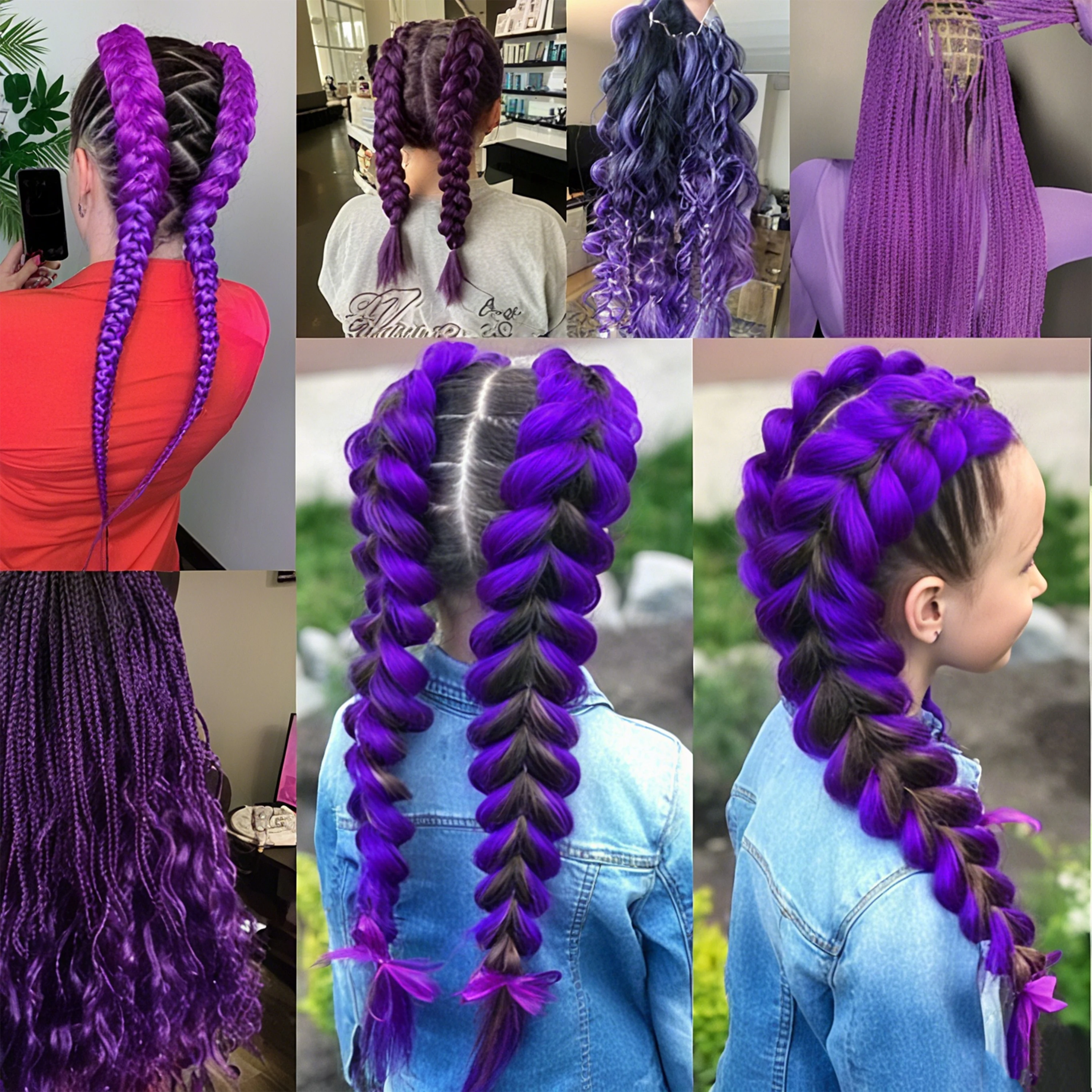 100g Wigundle Jumbo Braiding Hair Extensions 24 Inch Synthetic Hair Braids for DIY Box Twist Crochet Hair Wholesale Drop Shipping