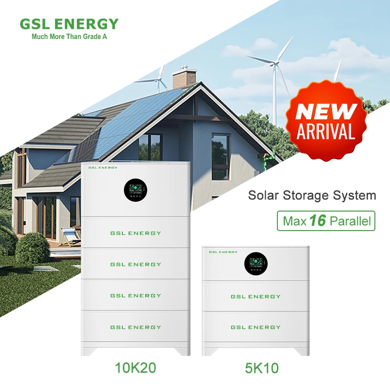 GSL ENERGY All-in-One 20.48kWh Battery Inverter 51.2V 10.24kWh Home Energy Storage System BMS Floor Mounted Lifepo4 Battery