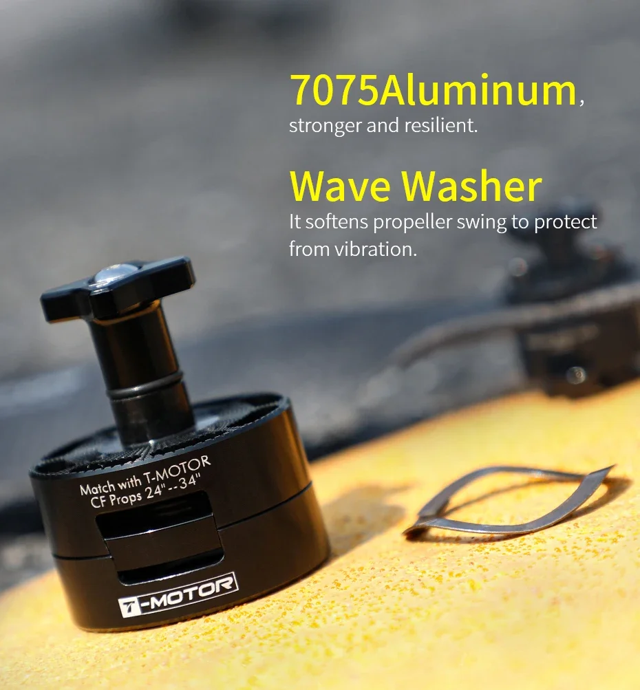 T-MOTOR Drone DIY Onderdelen Quick-Attach-Detach Propeller Adapter Q1418 Q1824 Q2434 Quicker 2 stks/set Voor Dubbele Vergrendeling veiliger Vliegen