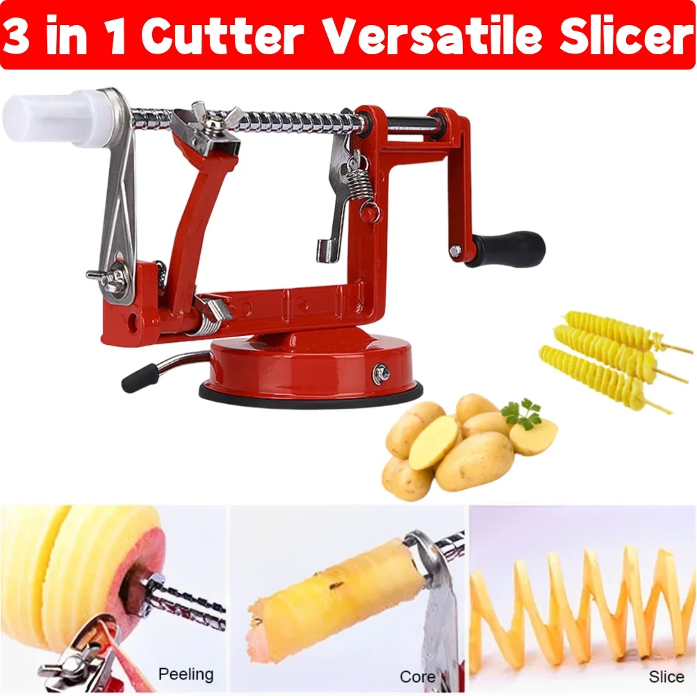 Fruit Potato Apple Machine Peeler Vegetable Spiralizer Kitchen Home Hand-cranked Clipping Apple Slicer Corer Cutter