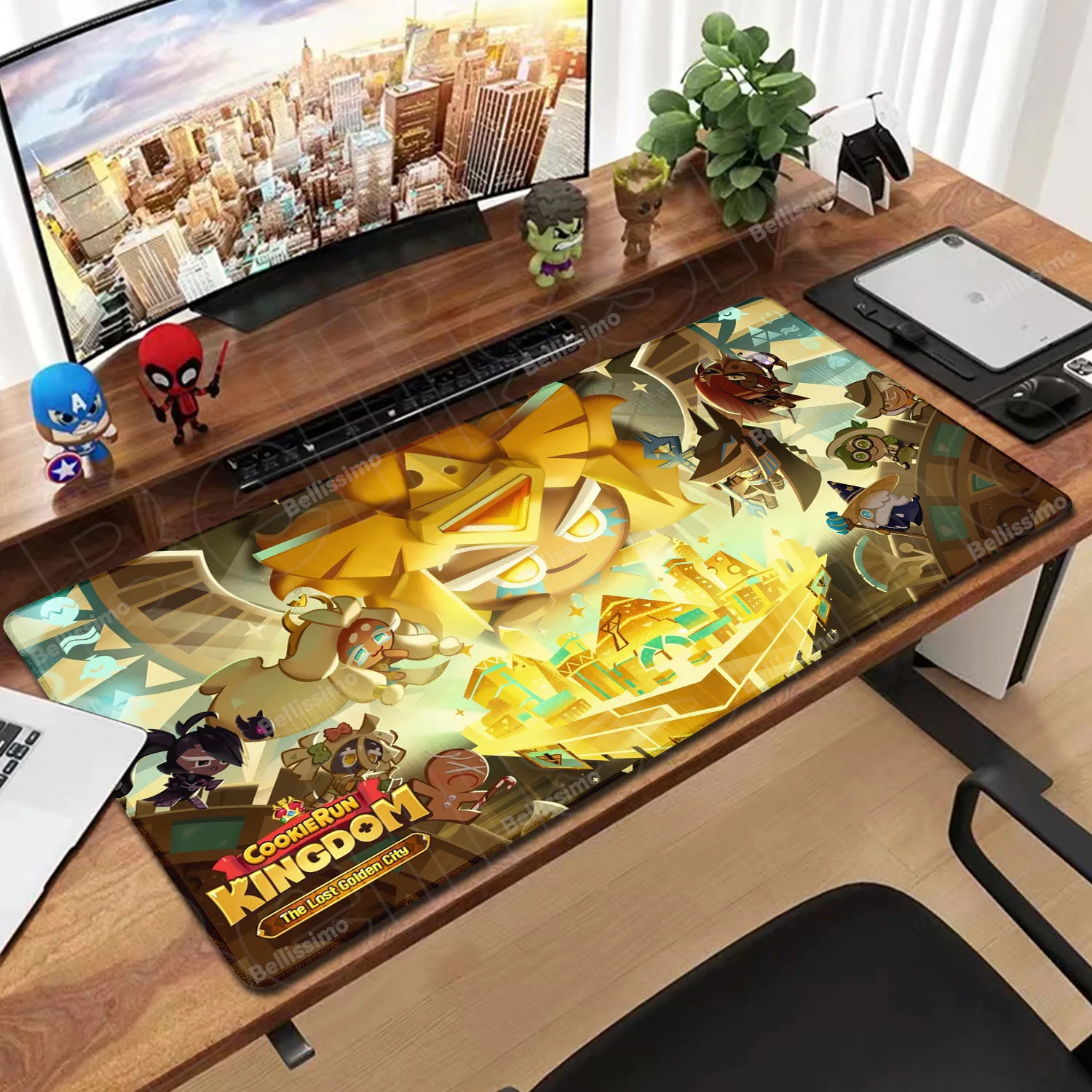 Alas Mouse Anime Cookie Run K-Kingdom Alas Mouse Laptop Karpet Tikar Aksesori Gaming Alas Meja Anti Selip Alas Mouse Kabinet Pc Gamer