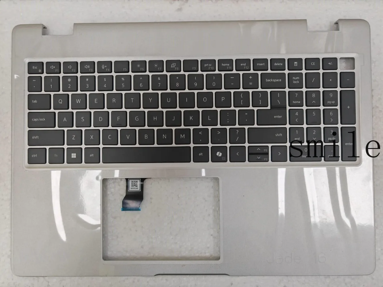 

Upper Palmrest with US Keyboard For Dell Pro 16 BW2A01 Laptop
