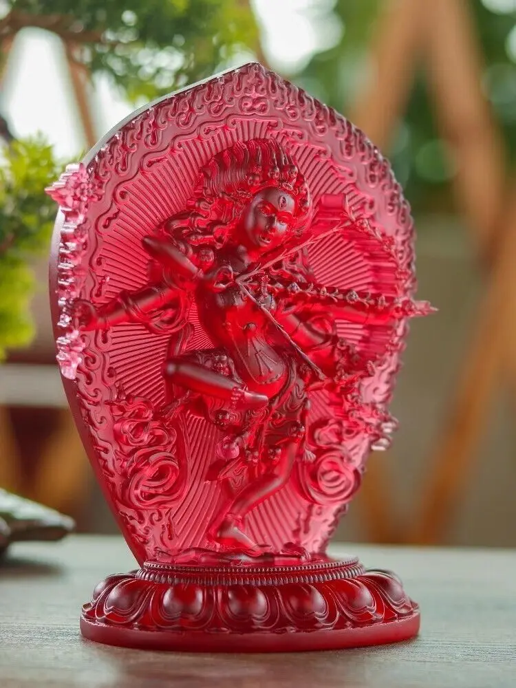 

Chinese Collectible Kurukulla Statue Tibetan Buddhist Goddess Shrine Temple Home Deco
