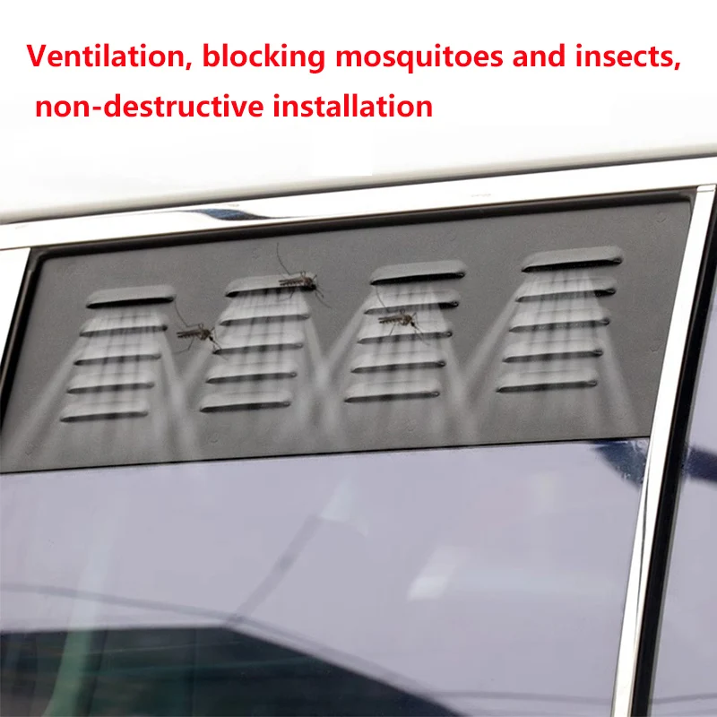 FOR Mitsubishi Pajero rear window blinds Pajero v97v93v73 ventilation and insect proof curtains