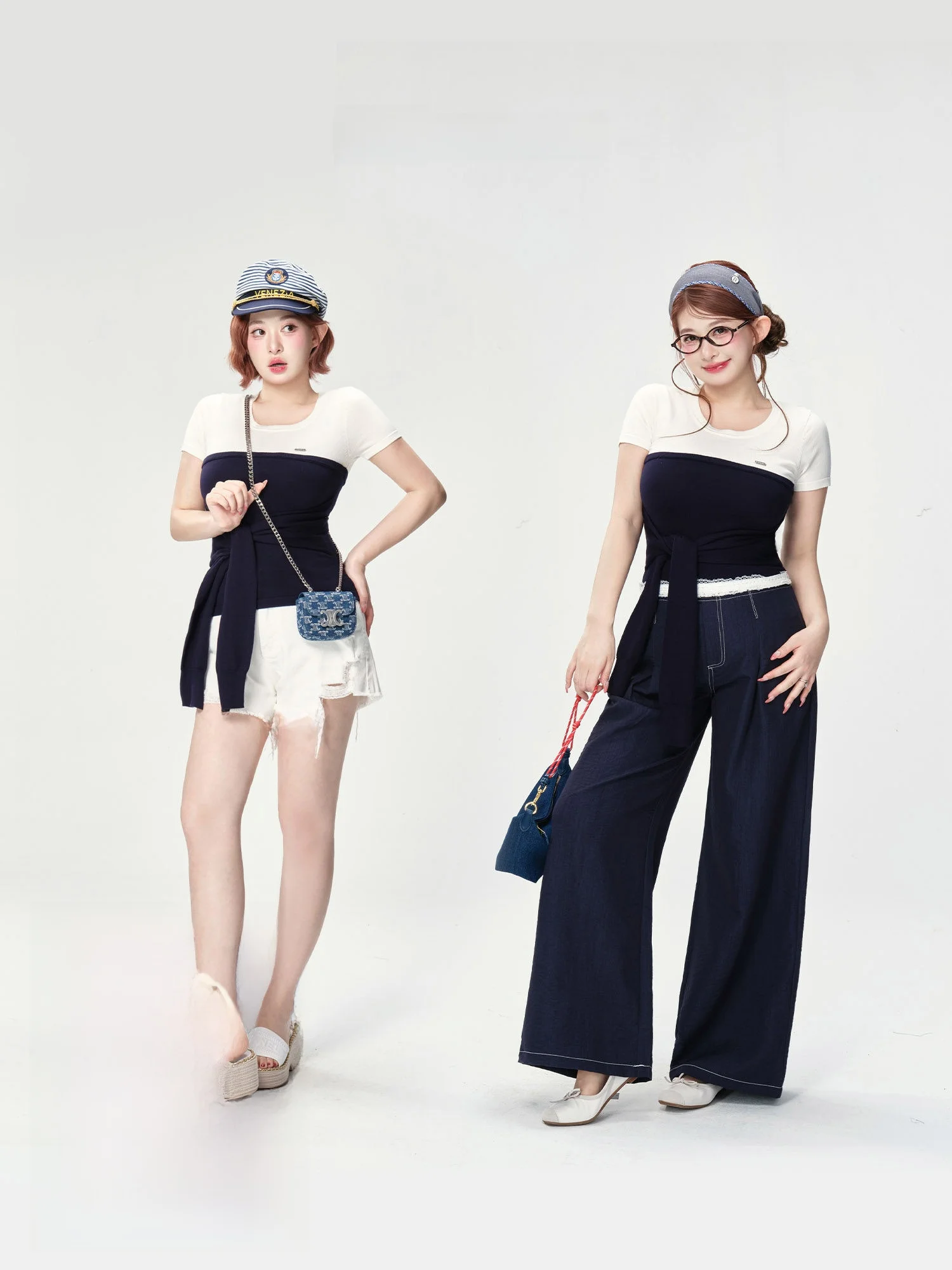 

Pure Desire ort Sve Women's Top plus Size Commuter Sle Color Miu Series Summer New Arrival for International Stu...