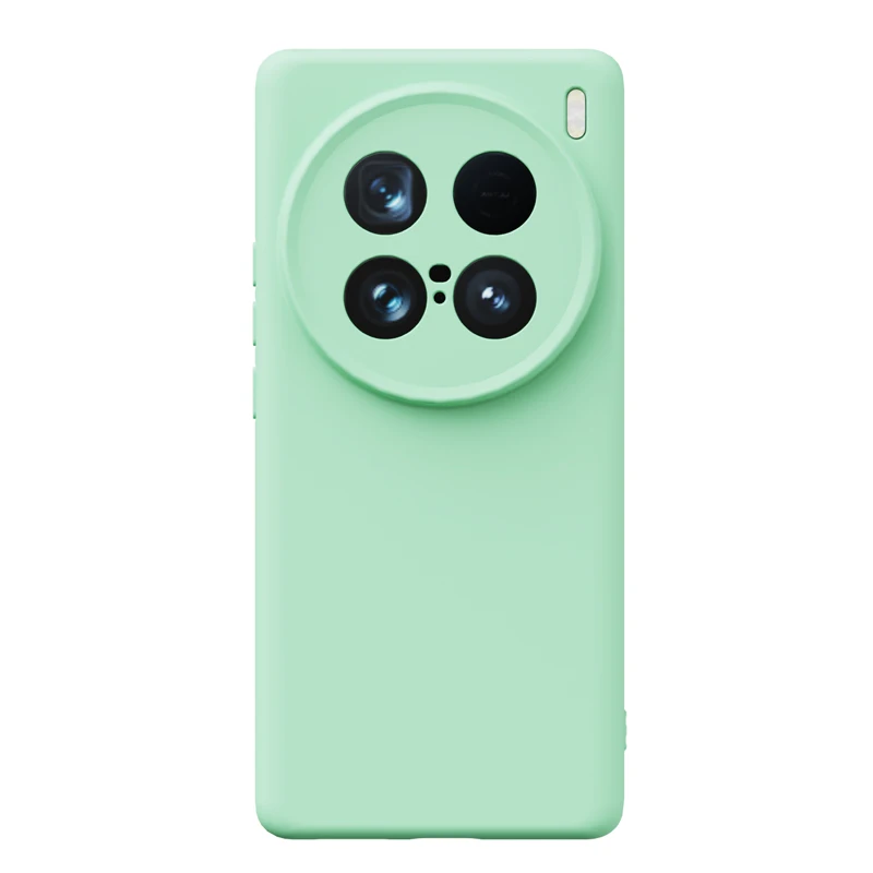 Soft Liquid Silicone Phone Case For VIVO X100 Ultra X300S X200 Pro Mini X300Ultra , Slim Skin Fleece Camera Protection Cover