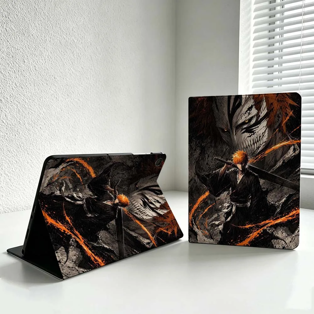Anime B-Bleach Design Cover For Samsung Galaxy Tab S11 S10 S9 S8 S7 S6 A11 A9 A8 Lite FE Plus Soft Inch Tablet Case