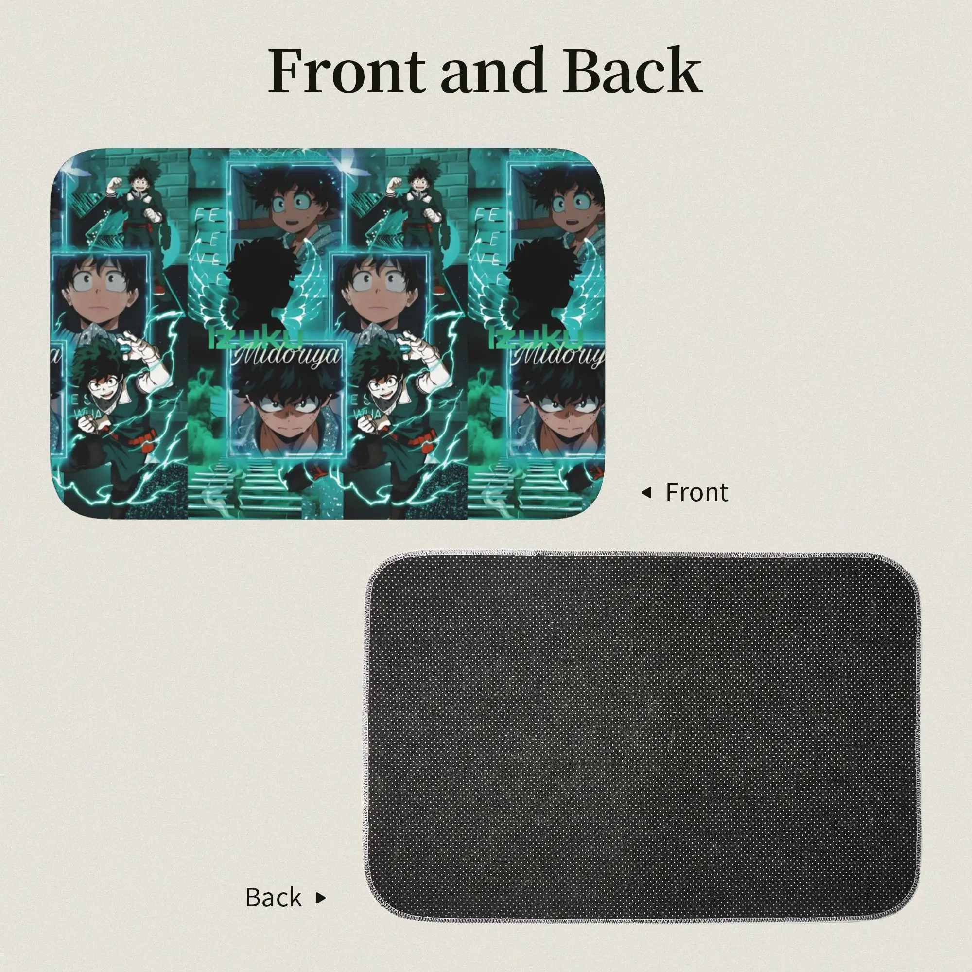 My Hero Academias Floor Door Kitchen Bathroom Mat Anti-Slip Outdoor  Doormat Garden Living Room Entrance Rug Carpet Footpad