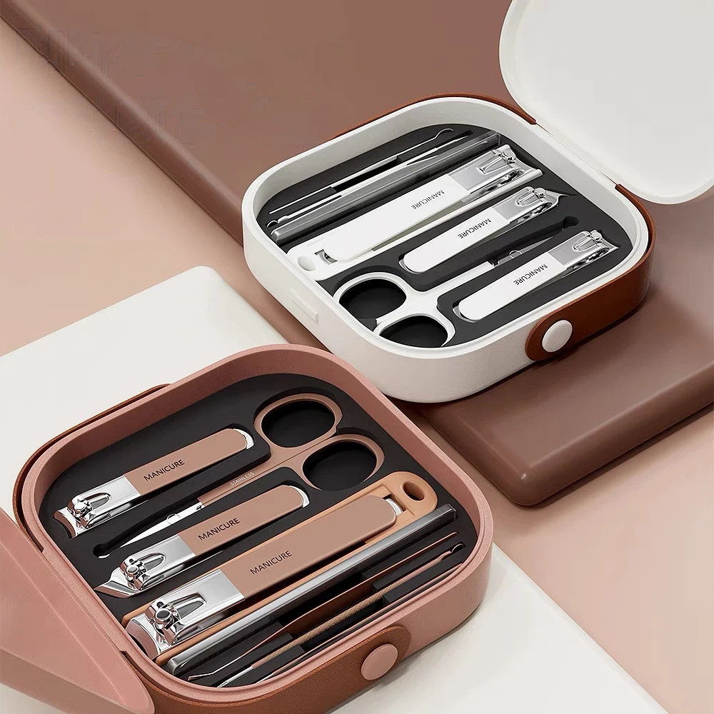 

Multi-piece nail scissors, anti-splash nail clippers home set stainless steel nail clippers, ear picks, pedicure tools, manicure