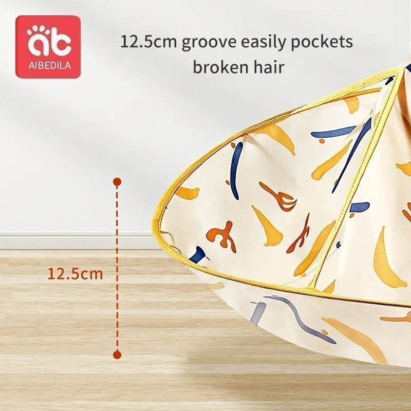 AIBEDILA Cape Hair Apron for Children\'s Hairdresser Coat for Children Boy Kids Haircut Bib Work Clothes Baby Shawl Bib