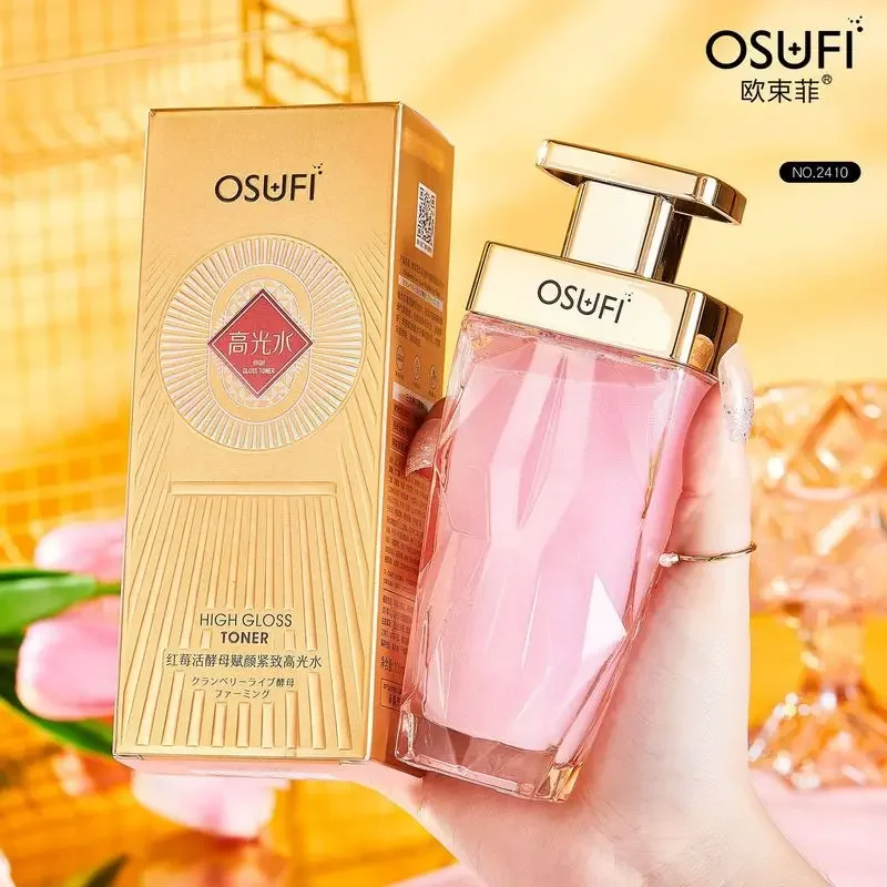 OSUFI Cranberry Live Yeast Toner Anti-Aging Moisturize Firming Facial Tonic Repair Face Toner Oil Control Brighten Skin Care