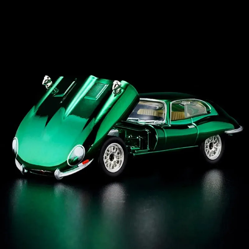 2023 Hot Wheels Red Line RLC 1964 Jaguar E-Type Green 1:64 Diecast Vehicle Collection Car Model Toy