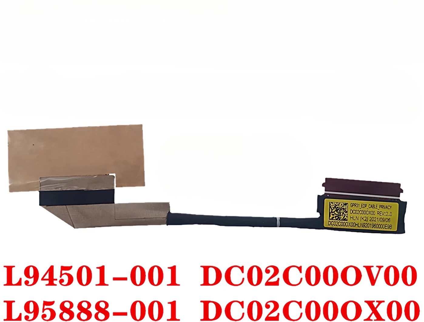 Brand New For HP Envy X360 13-AY 13-BD 13-BD TPN-C147 C152 FHD Screen Cable 30-pin L94501/L95888-001 DC02C00OX00 DC02C00OV00