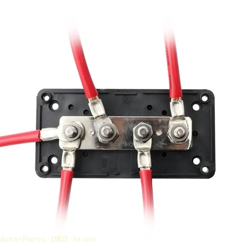 

E21C Simplify Your Boat Electrical Setup with 4-Way Busbar Nylon Stainless Steel
