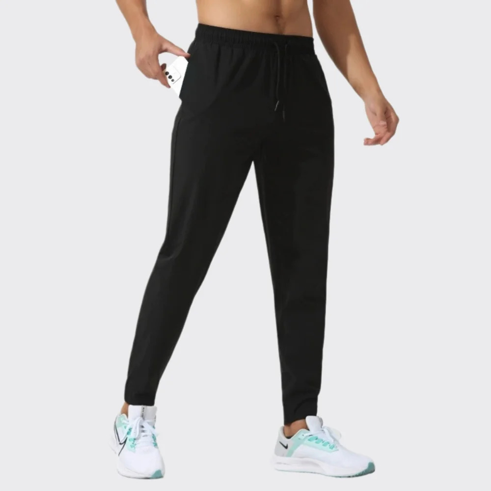 Men's Summer Running Pants Tracksuit Quick Dry Loose Elastic Gym Fitness Trousers Workout Sports Pants Men Jogging Sweatpants