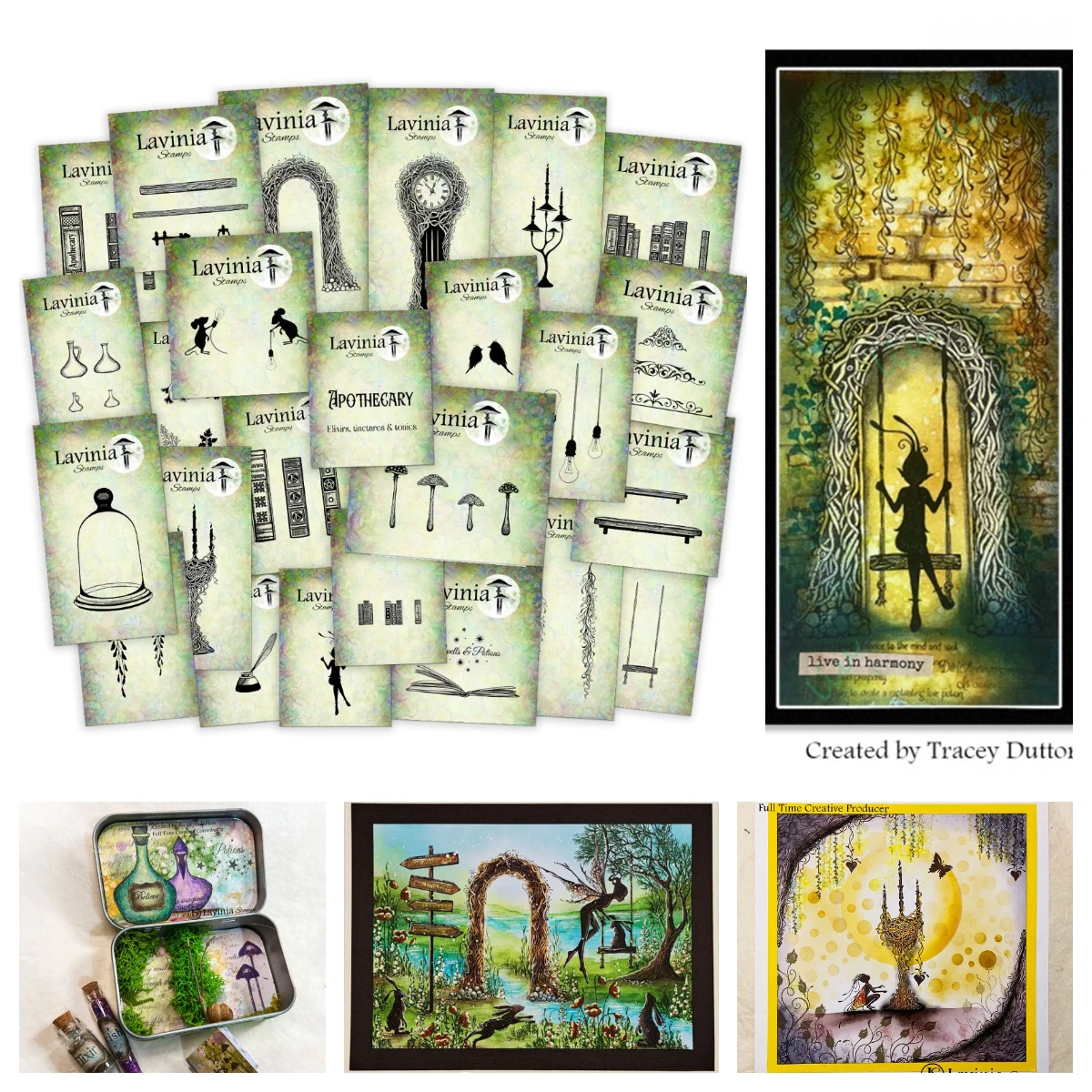 

2025 April New Products Transparent Stamps for DIY Handmade Holiday Gift Greeting Card Diary the Dreamatorium Stamp Collection