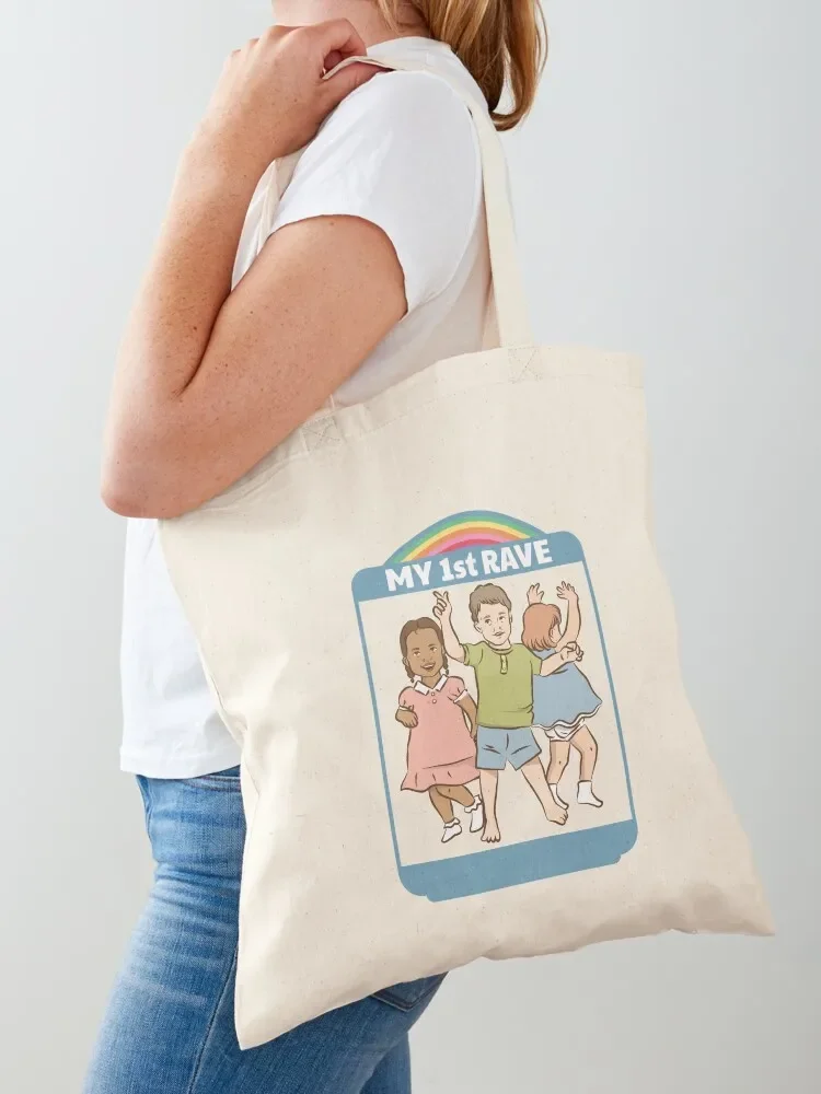 

My First Rave Tote Bag shopping trolley bag great bag Lady bags shopper woman