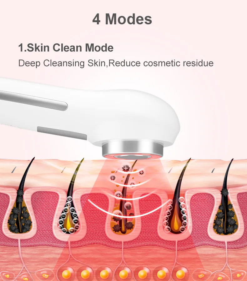 8in1 EMS Facial Massager Lifting Beauty LED Photon + Ultrasonic Skin Scrubber Peeling Shovel Multifunctional Beauty Equipment