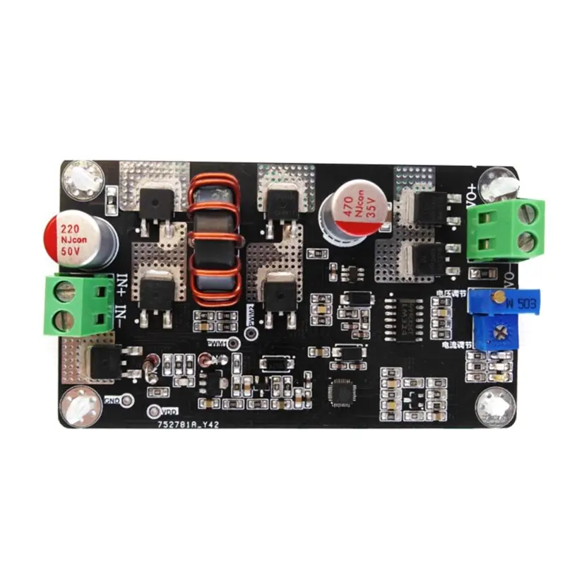 Automatic High Power Buck-Boost Module, Quad Switch Constant Voltage/Current Switching Module