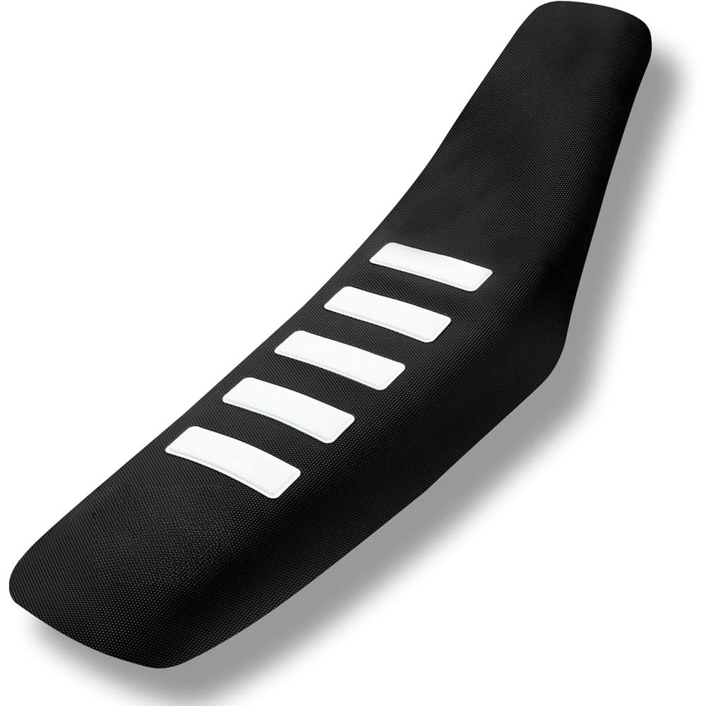 

Нескользящий чехол на сиденье для мотоцикла с белыми полосами для улучшения сцепления и комфорта